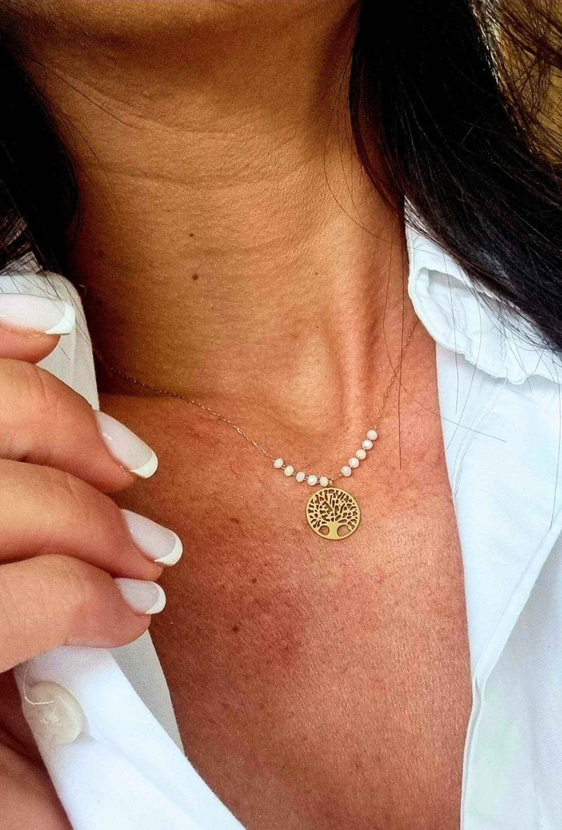 Collier LYDI Blanc