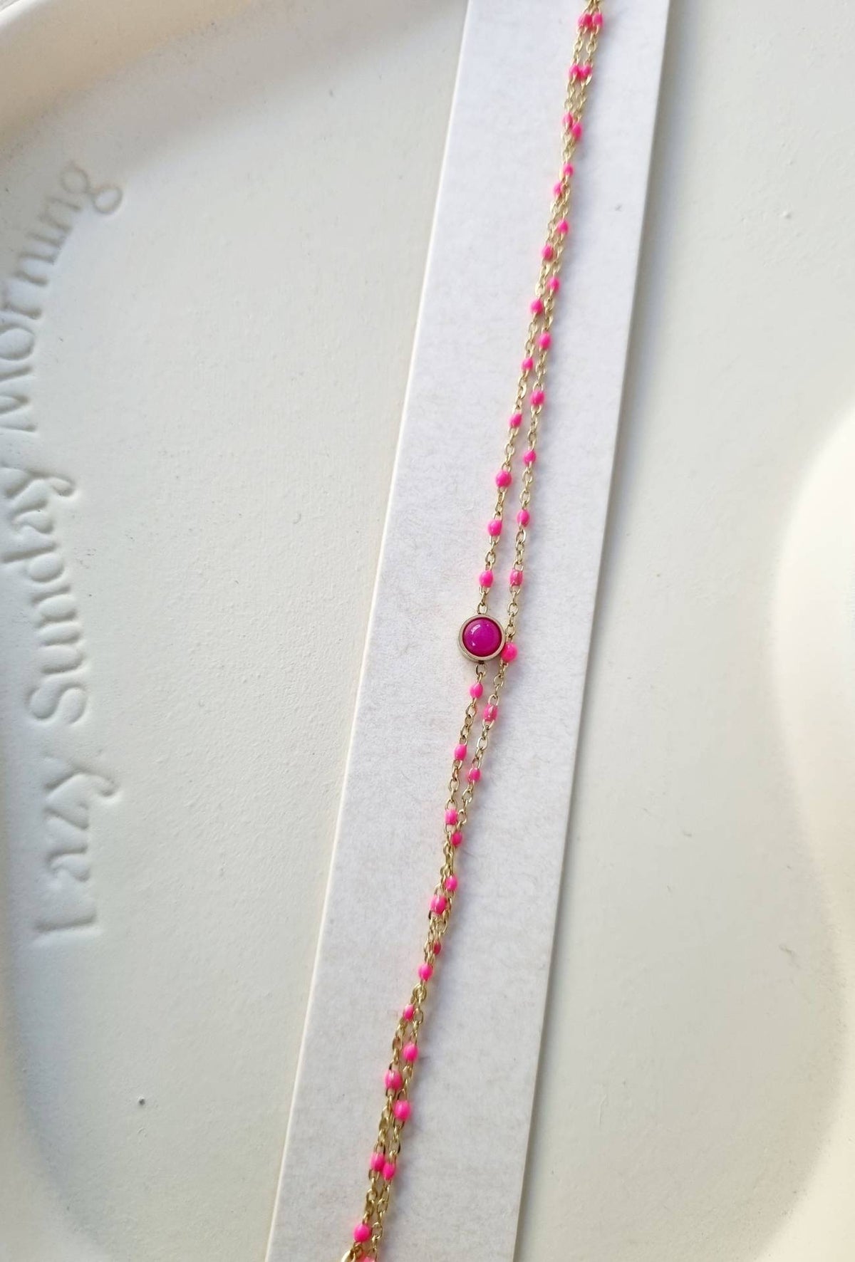 Bracelet Celine rose