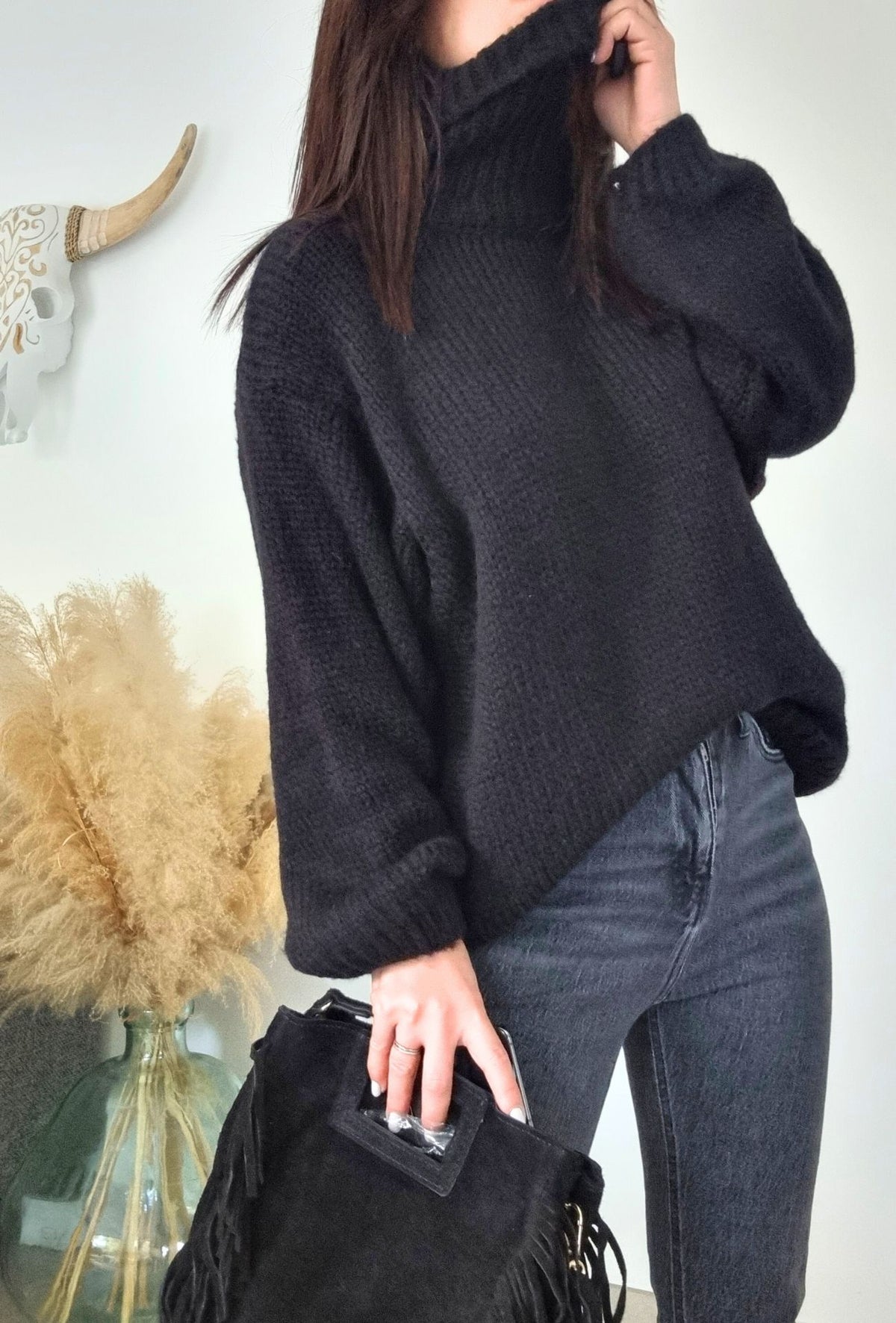 Pull AMANDINE noir
