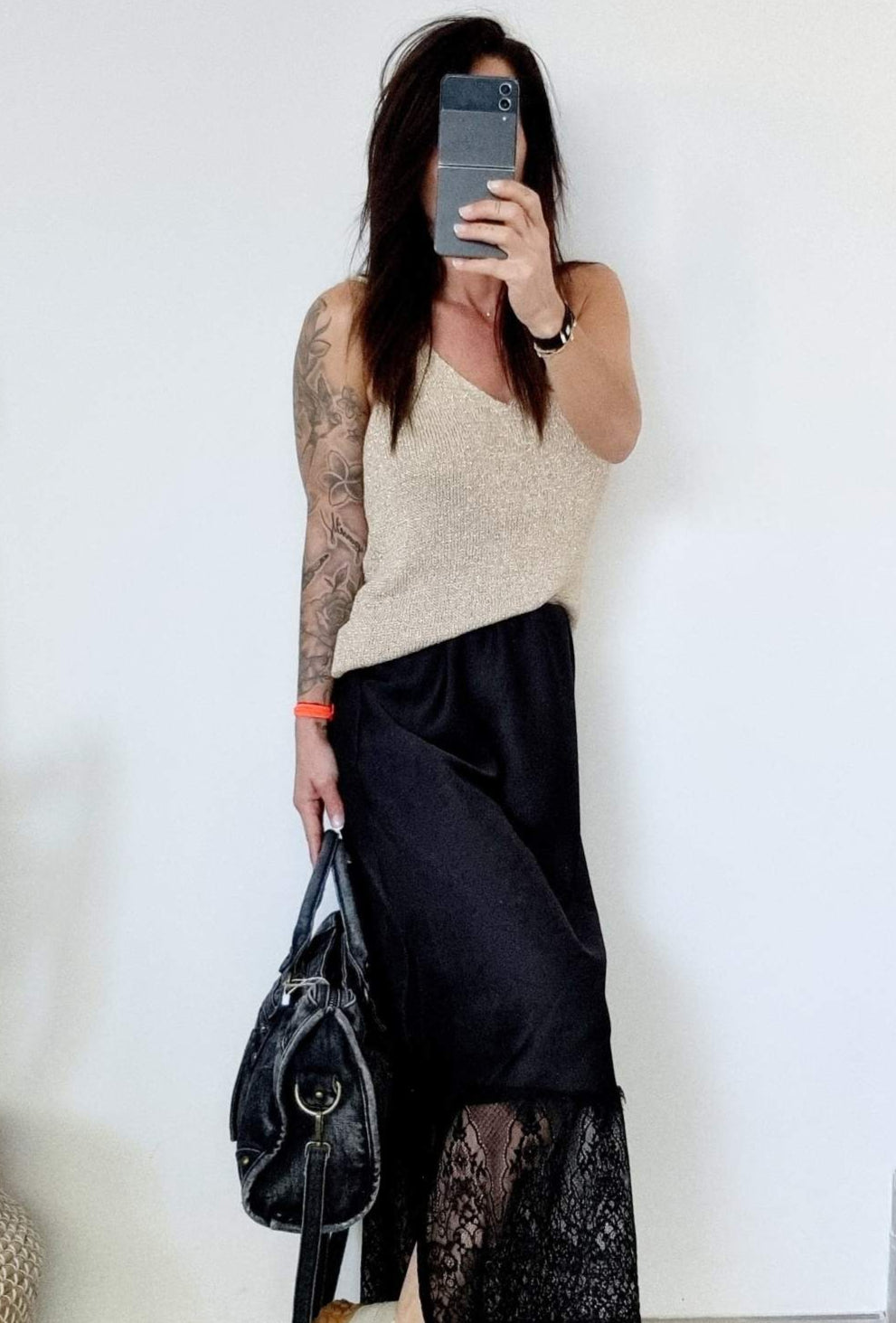 Jupe noire dentelle online