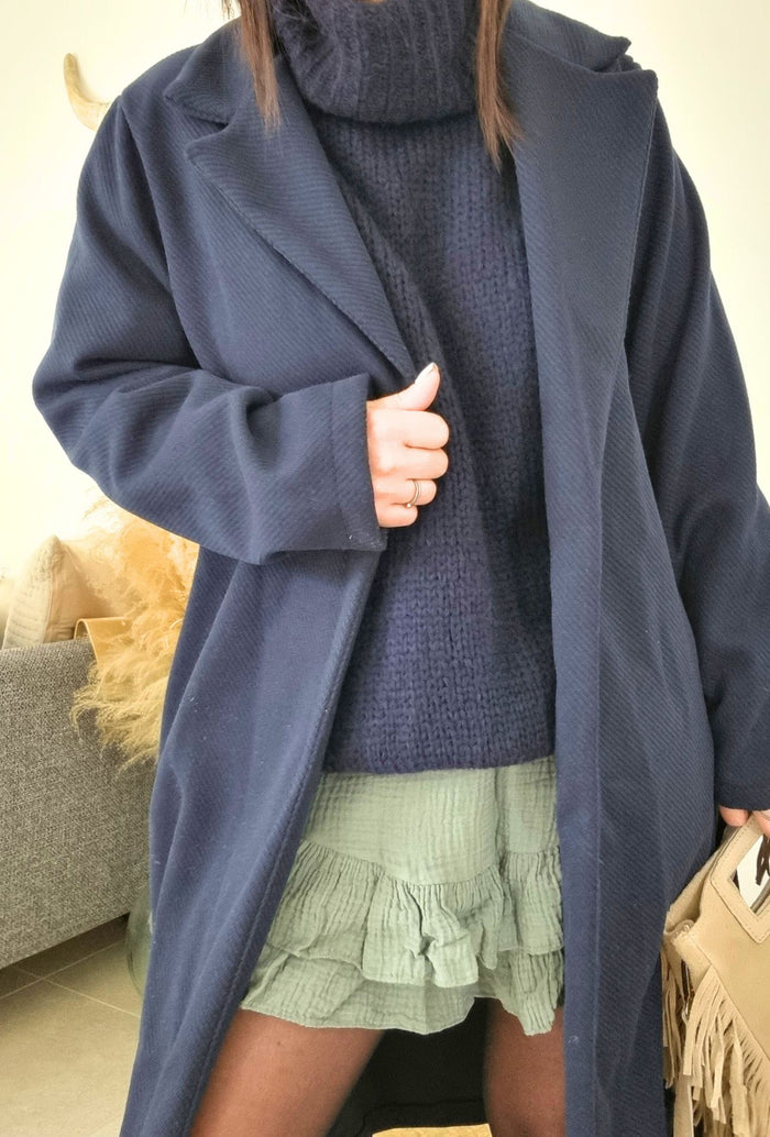 Manteau AMELIE Bleu Marine
