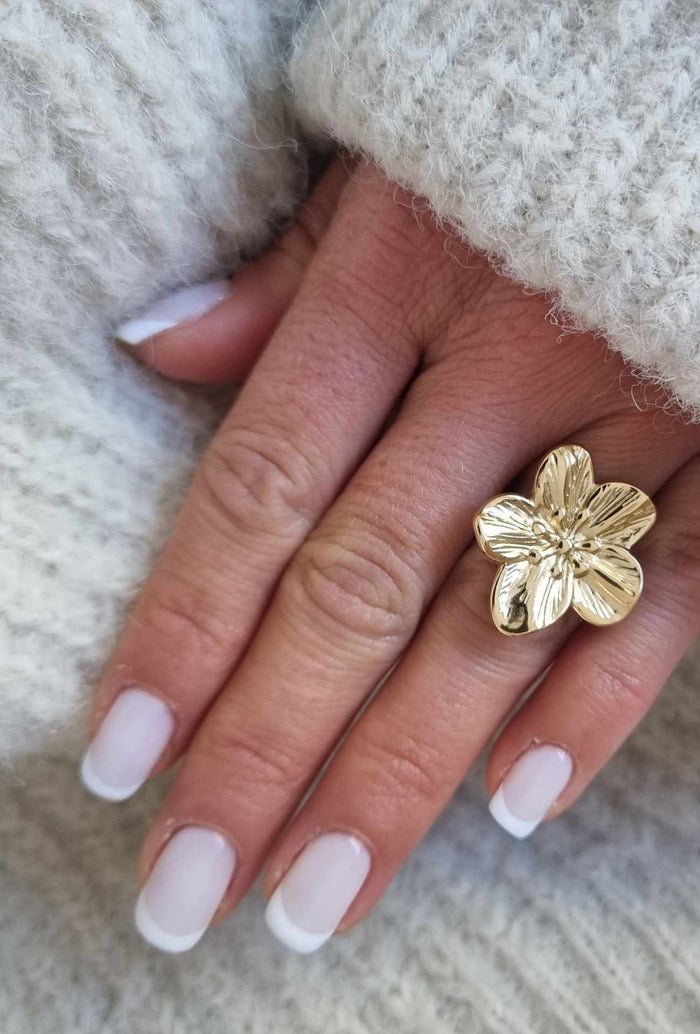 Bague Flower doré
