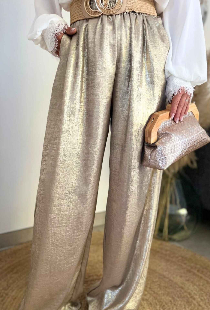 Pantalon ANGELO doré