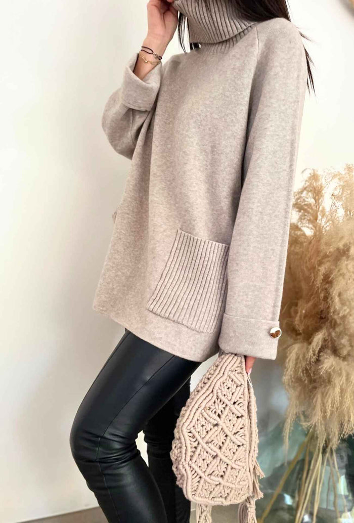 Pull KIKO Taupe