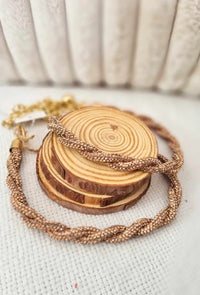 Ceinture MOUNA rose poudrée