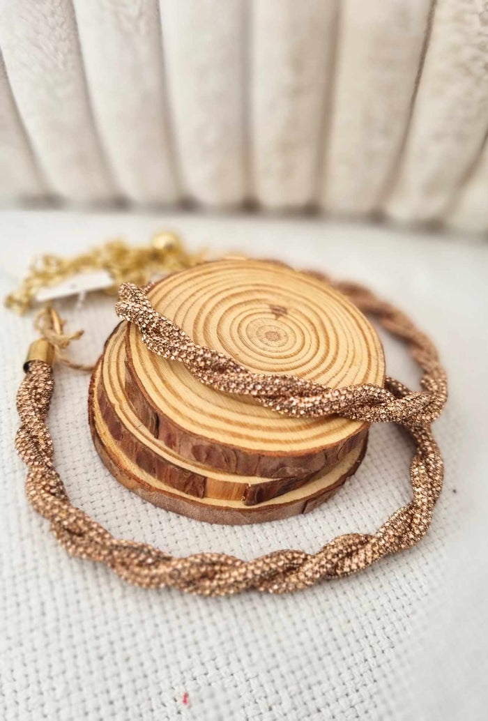 Ceinture MOUNA rose poudrée