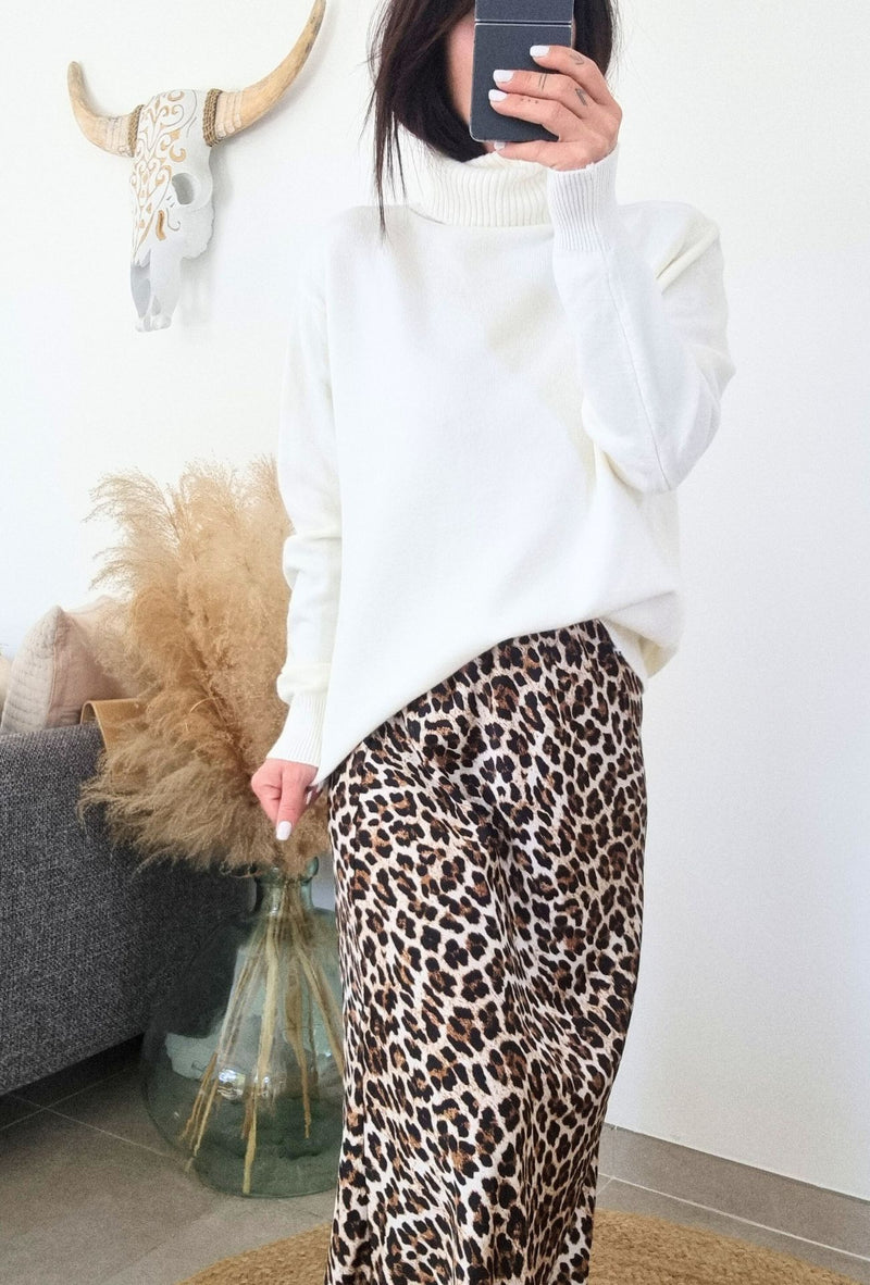 Pull CORALIE blanc