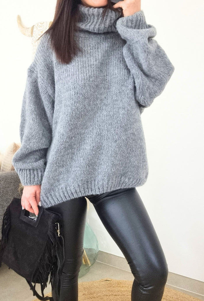 Pull AMANDINE gris