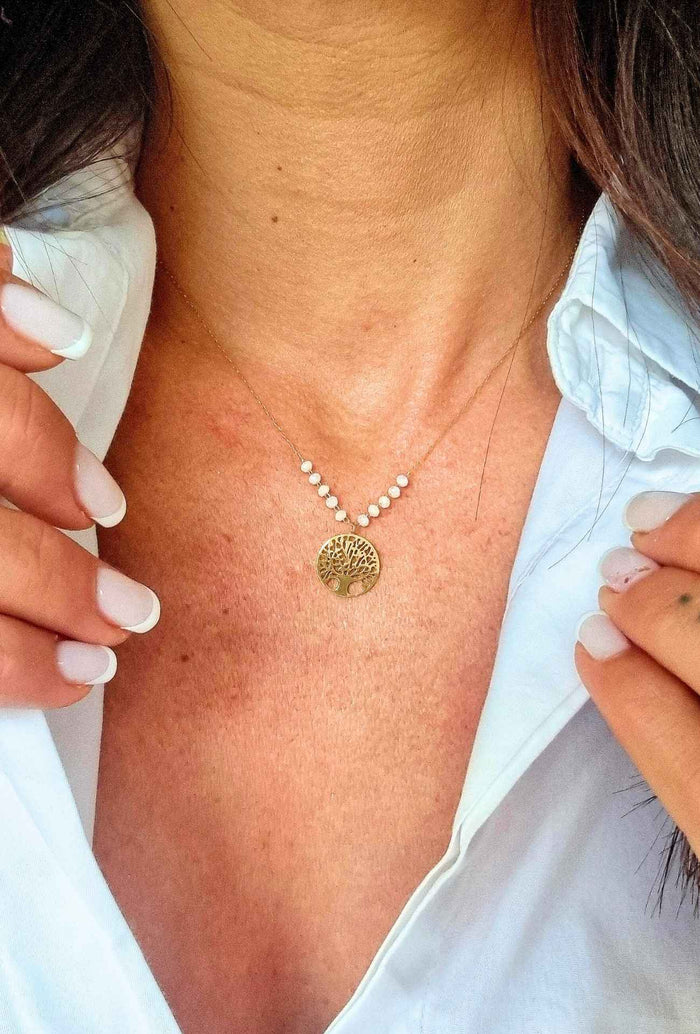 Collier LYDI Blanc