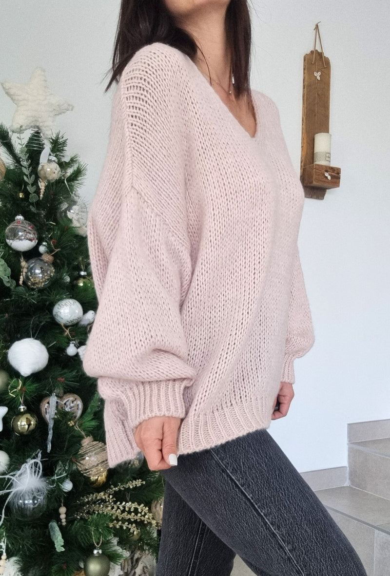 Pull CHARLINE Rose poudré