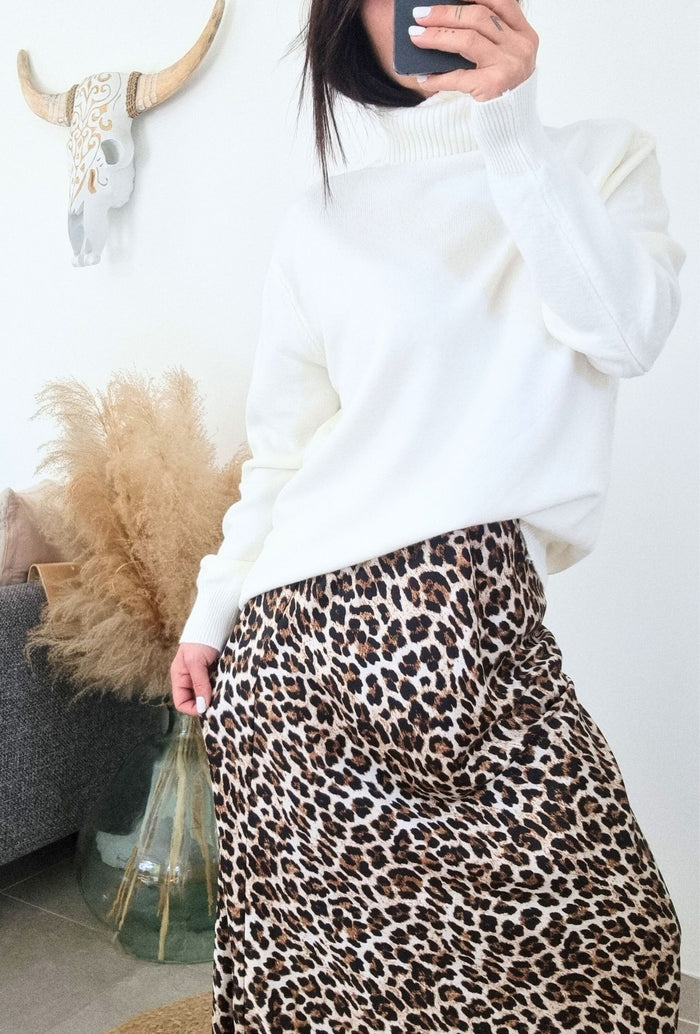 Pull CORALIE blanc