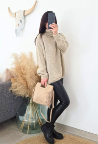 Pull AMANDINE beige