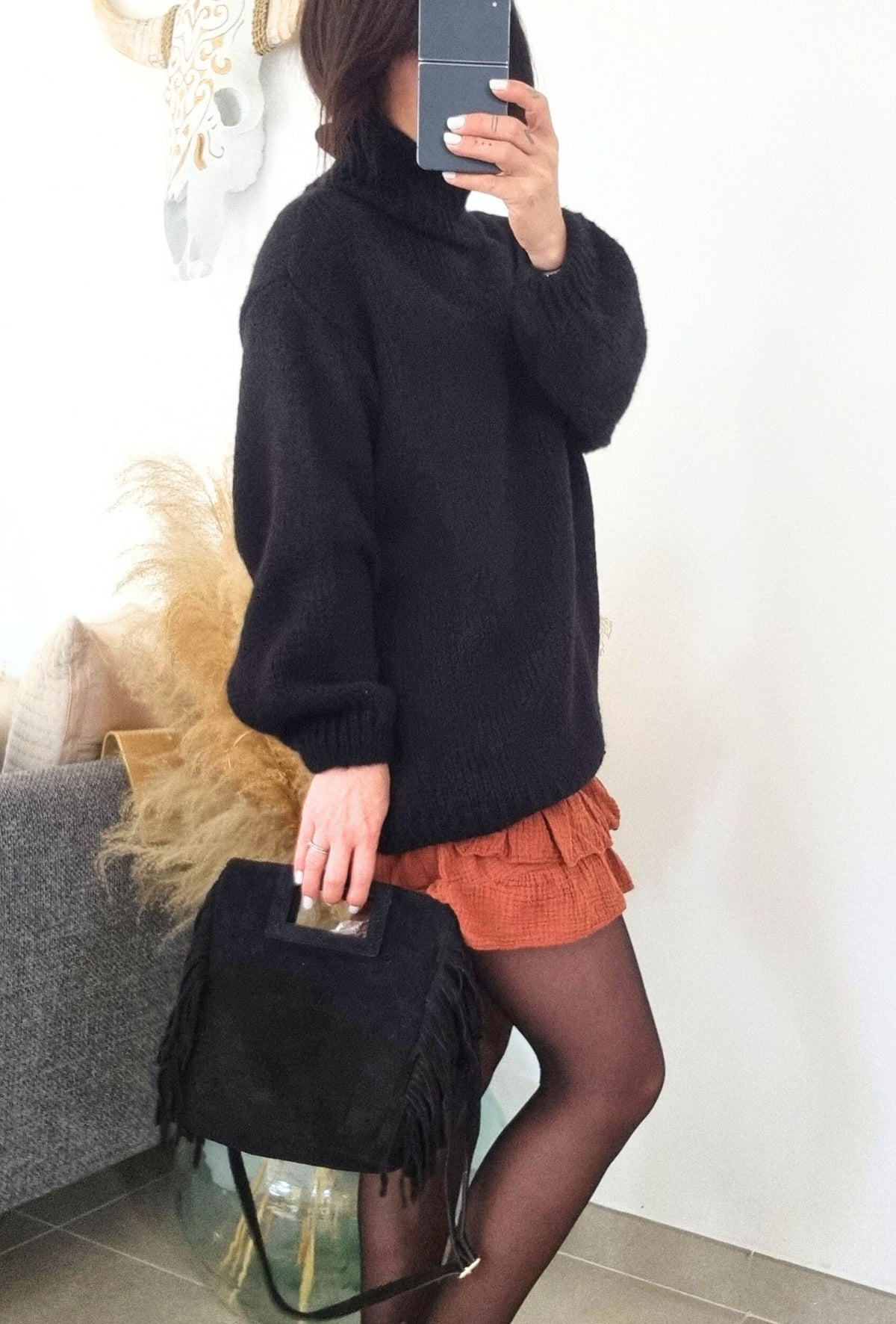 Pull AMANDINE noir