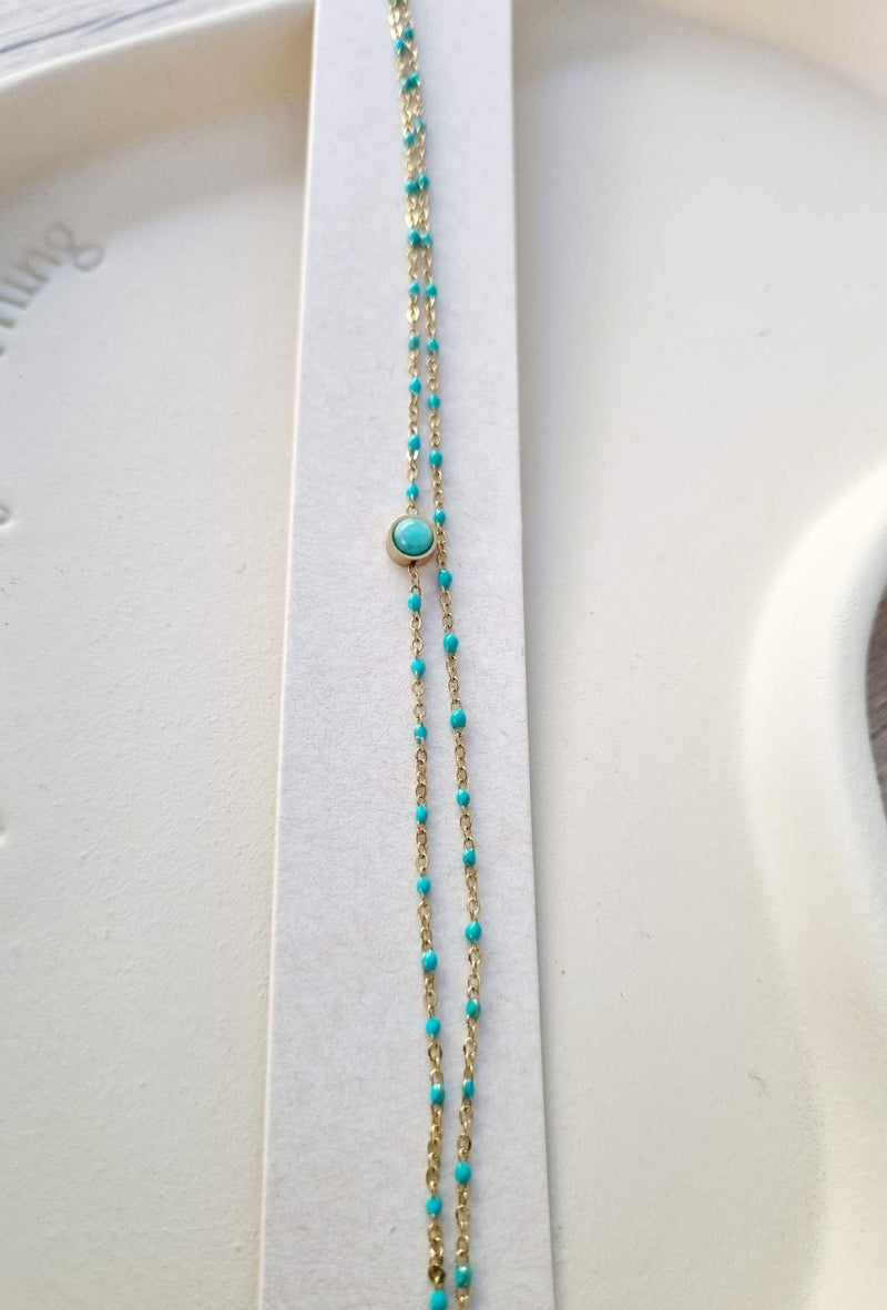 Bracelet Celine Bleu turquoise