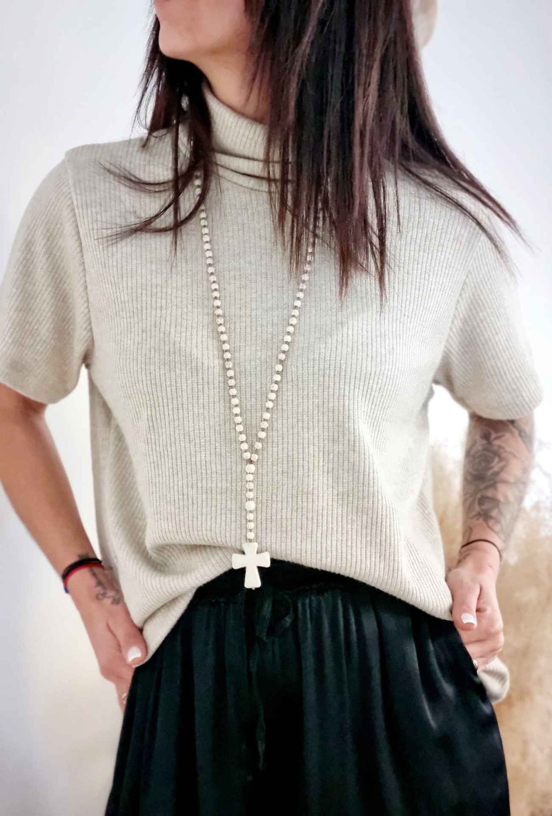 Pull KARINE beige