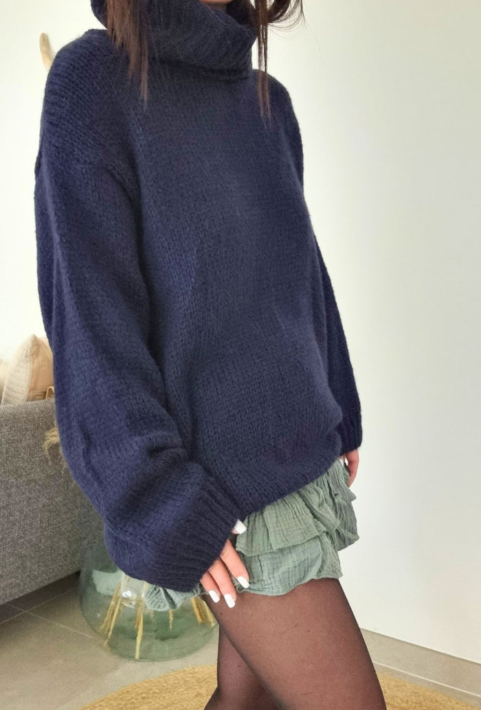 Pull AMANDINE bleu marine