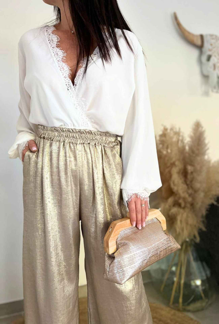 Pantalon ANGELO doré