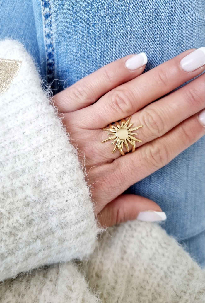 Bague SUNNY doré