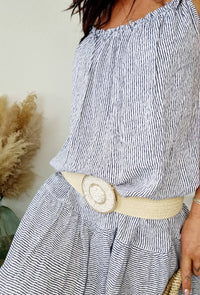 Robe courte rayures Mila