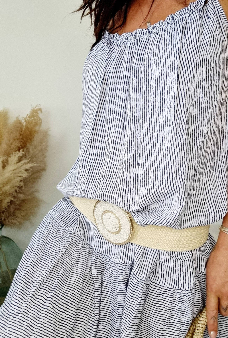 Robe courte rayures Mila
