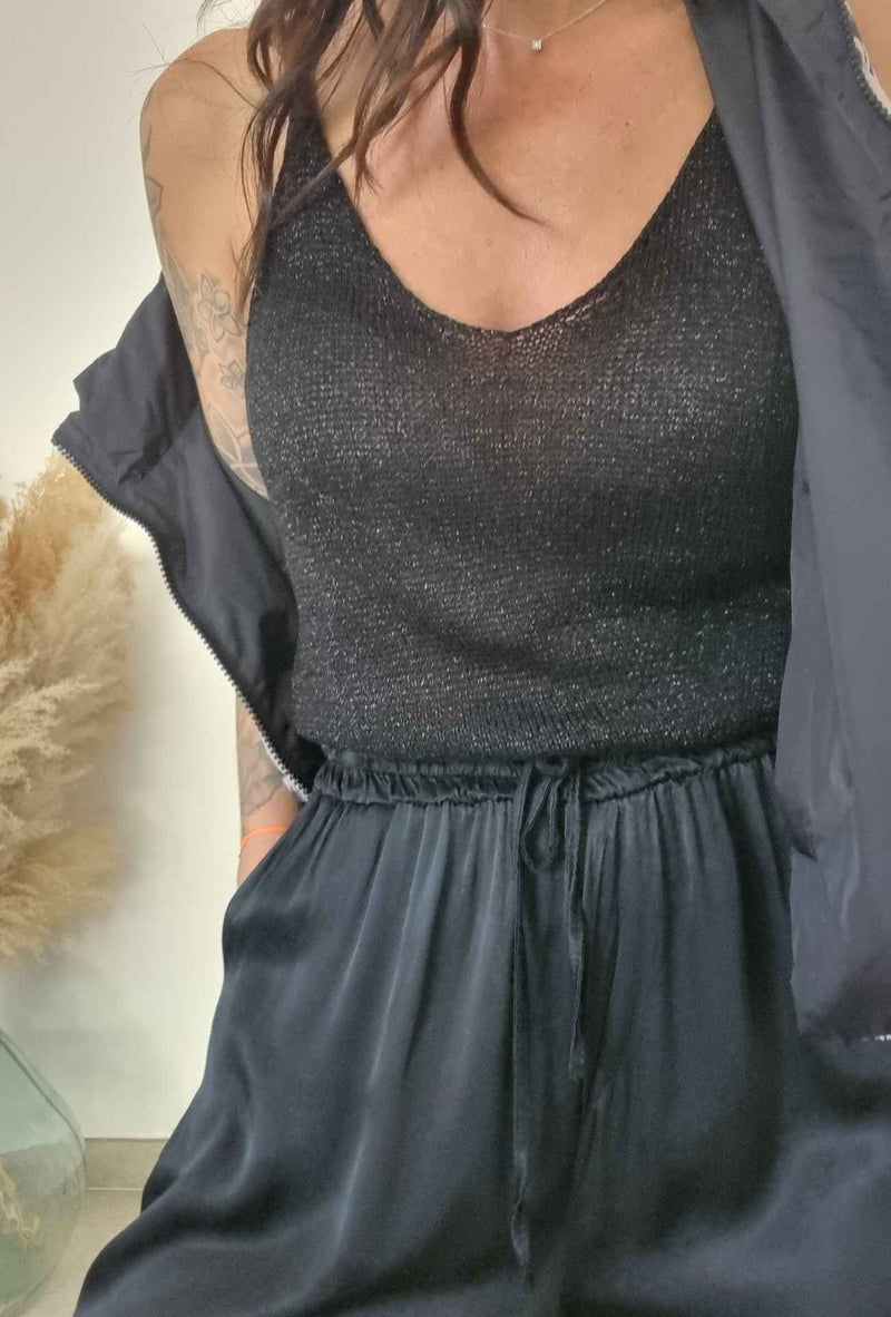 Pantalon fluide satiné MAYLIS