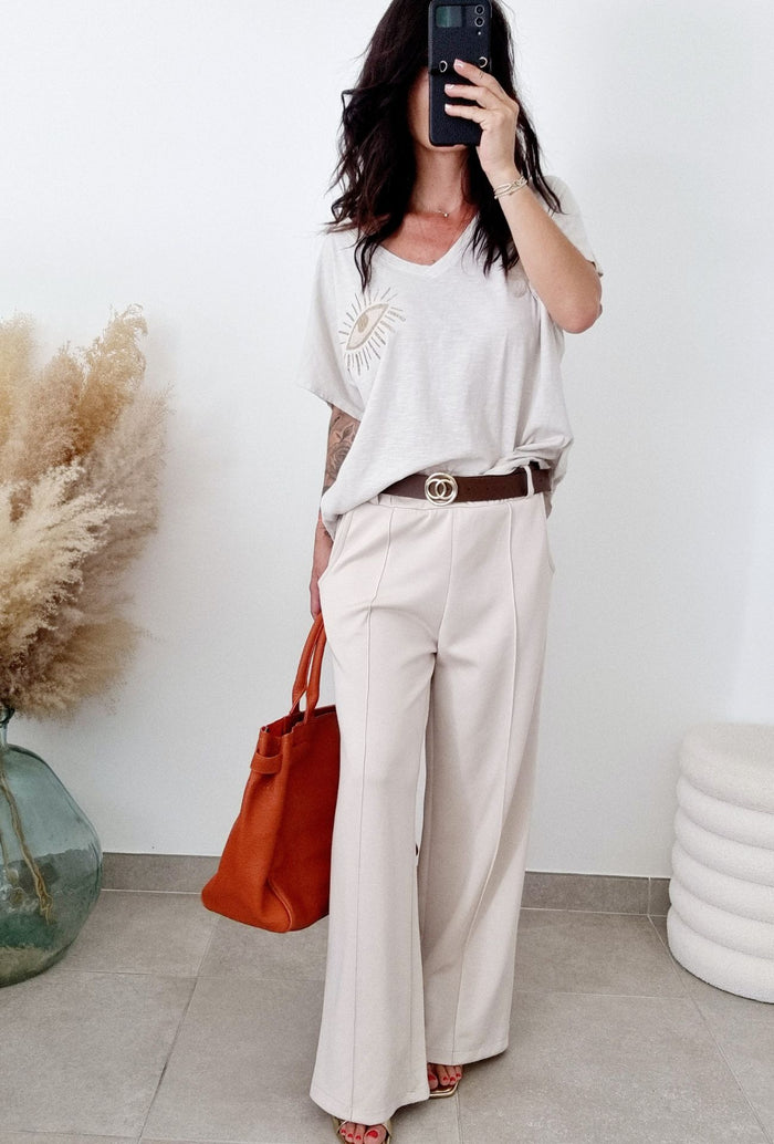 Sac cuir orange CLAUDY