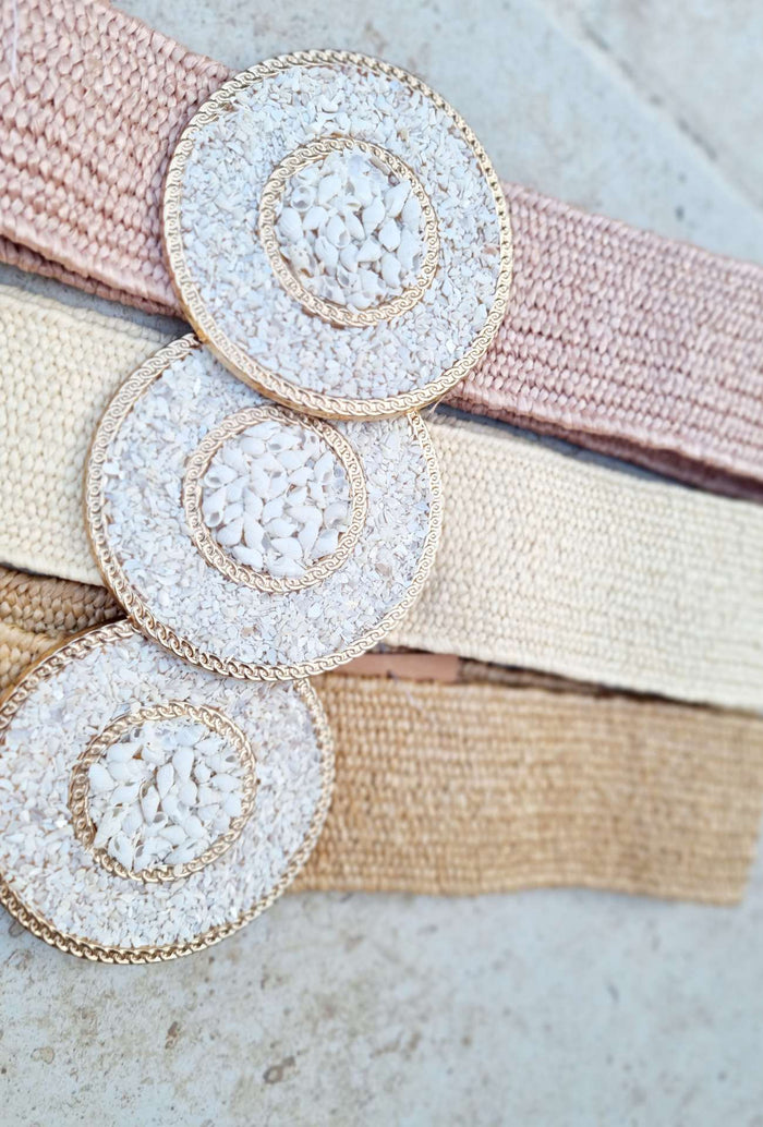 Ceinture ANGELINA Beige poudré