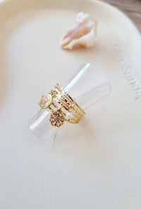 Bague LOLY Beige rosé