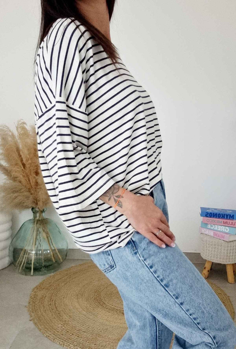 Tee shirt marine BANDITAS from Marseille