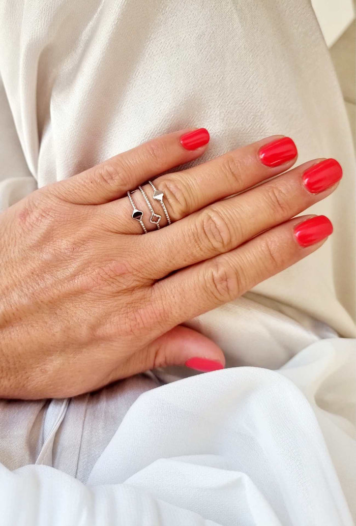 Bague LOLA argentée
