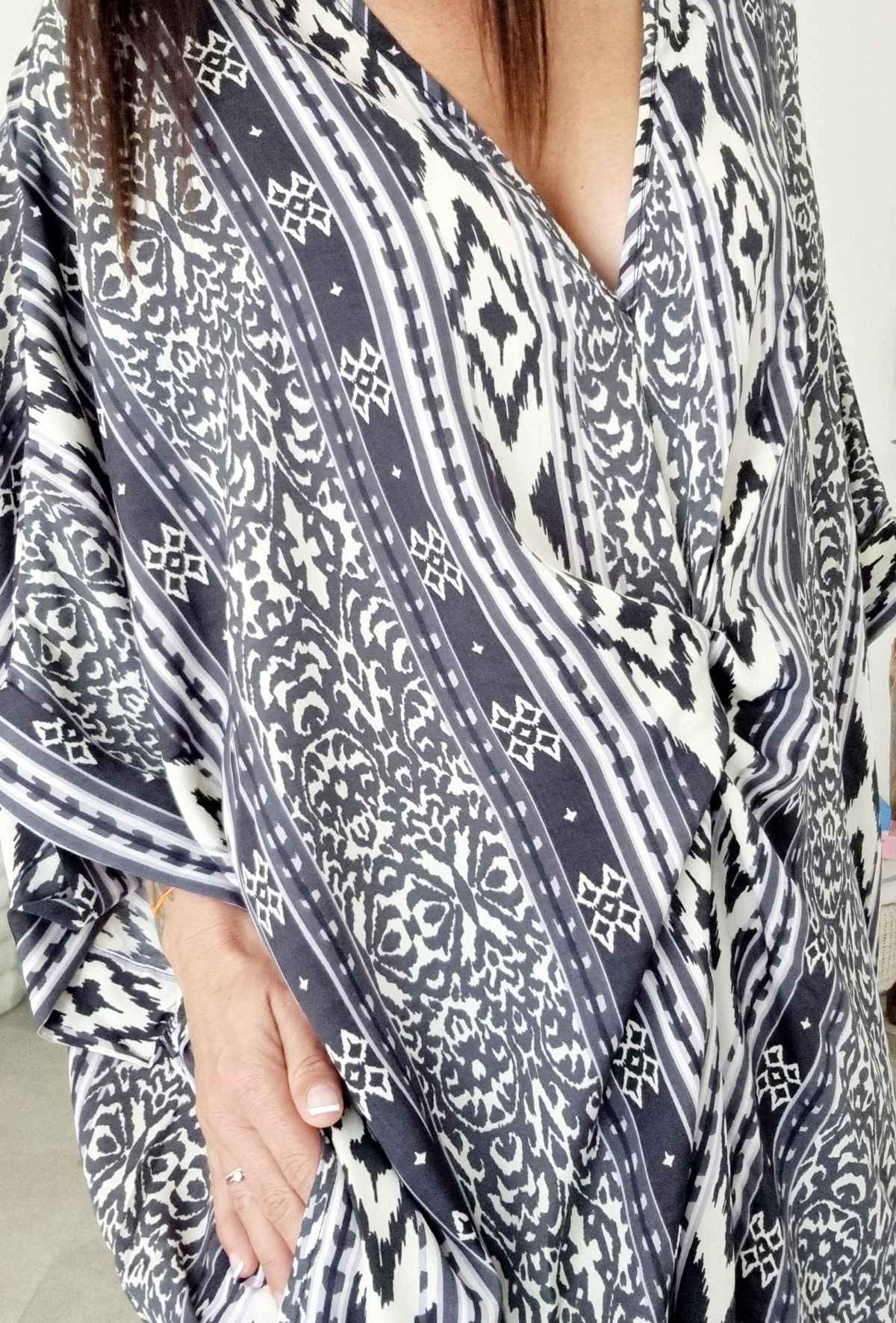 Robe Caftan - GIGI - Noir
