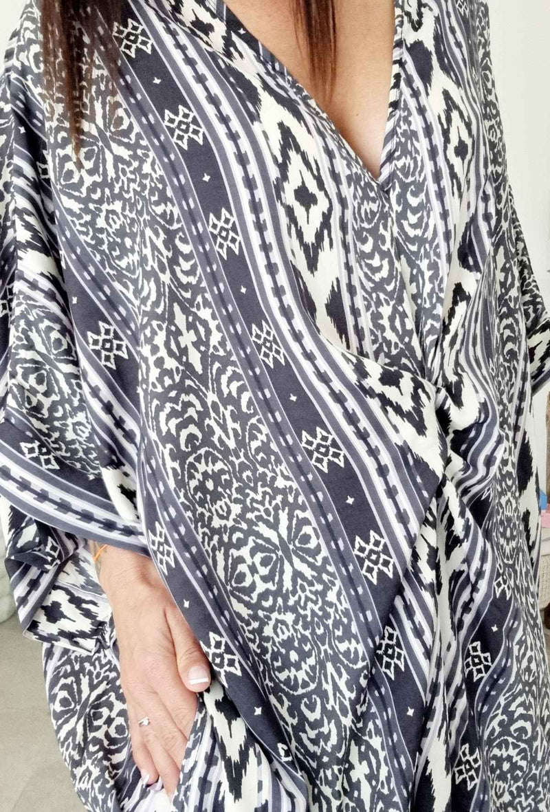 Robe Caftan - GIGI - Noir