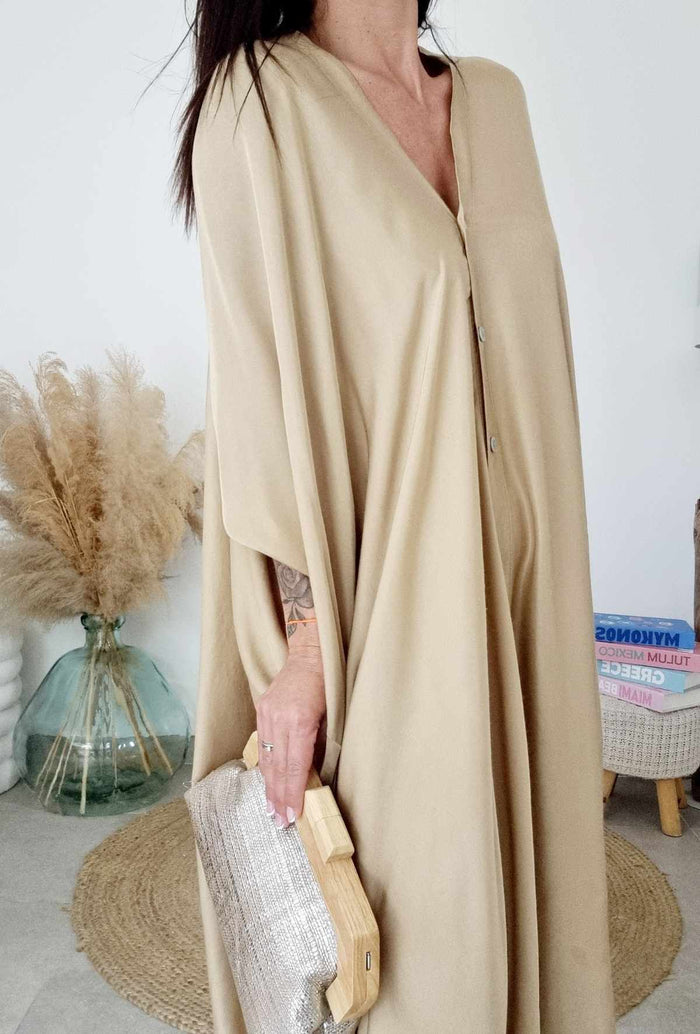 Robe Caftan - SOPHIA - Dorée