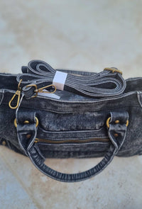 Sac jeans noir EMILIE