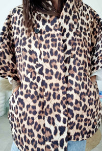 Manteau Oversize MAE Léopard