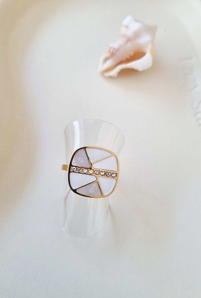 Bague NALA Blanc