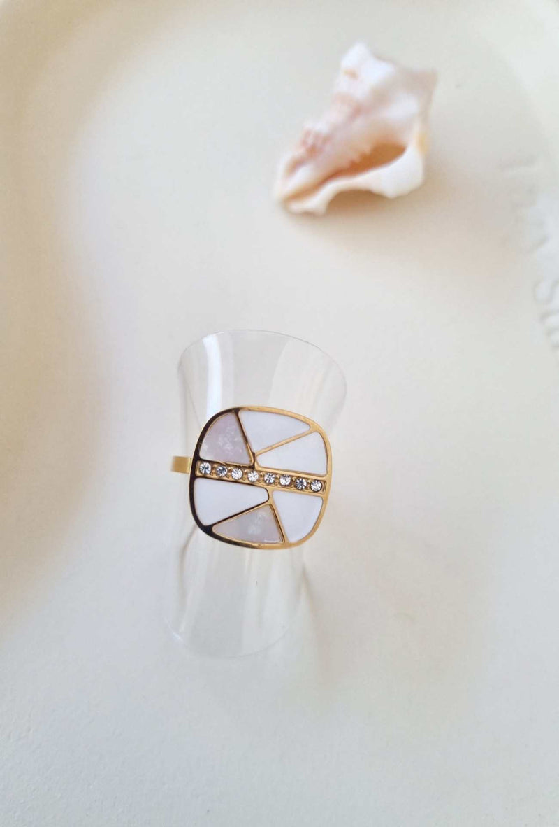 Bague NALA Blanc