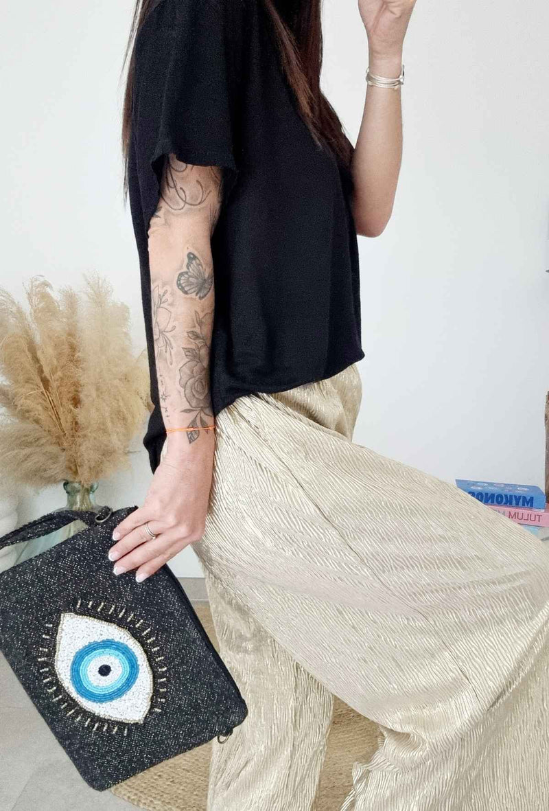 Pantalon STELLANA doré