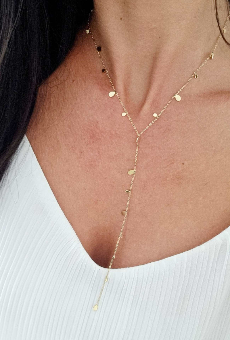 Collier long NINA dorée