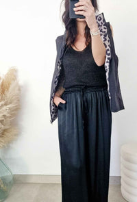 Pantalon fluide satiné MAYLIS