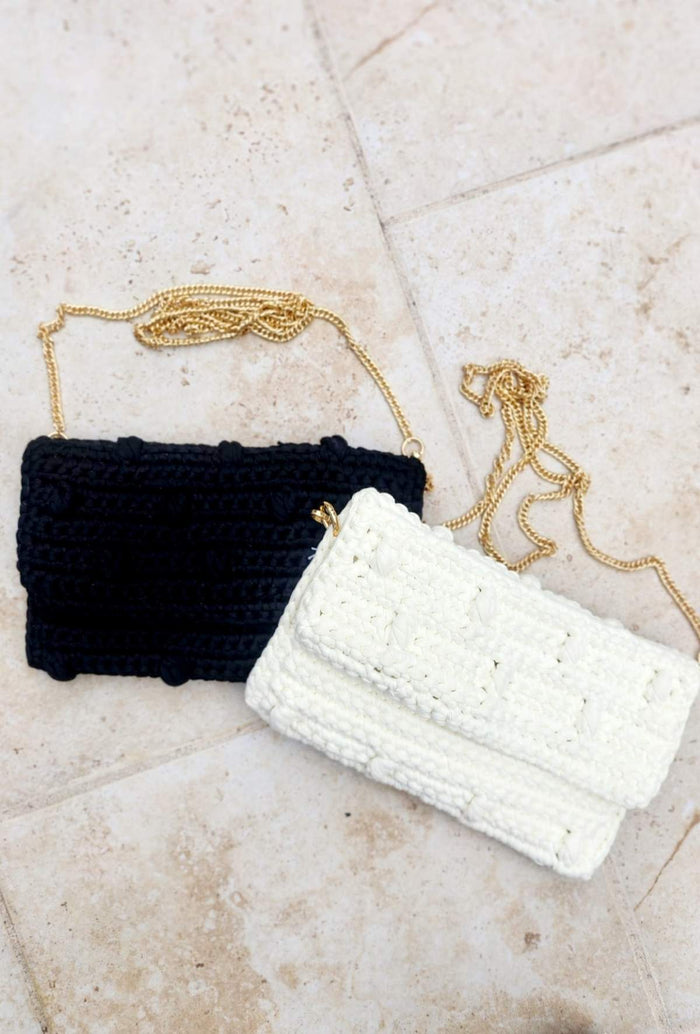 Sac crochet AUDREY crème