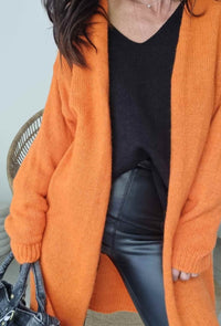 Gilet long manches longues étoile - elo (orange)
