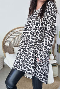 Tunique leopard beige LEANA
