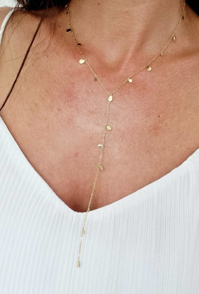 Collier long NINA dorée