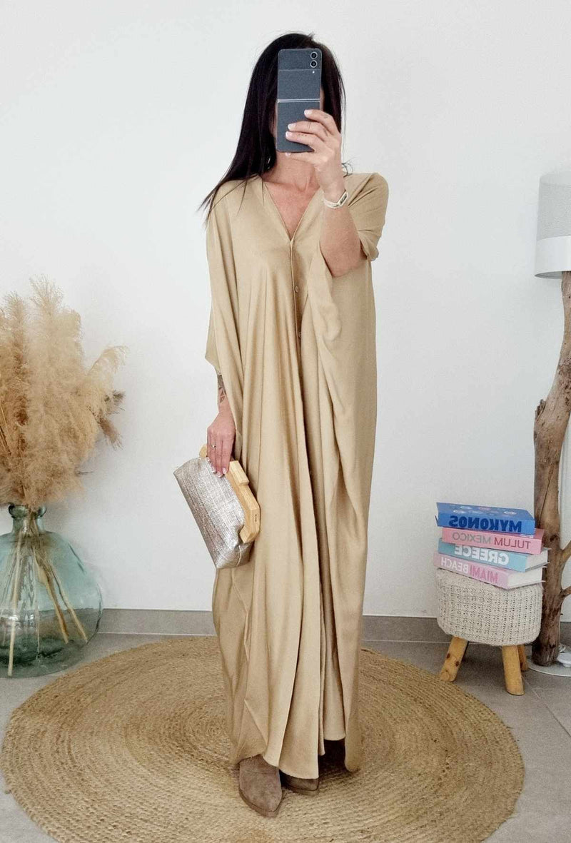 Robe Caftan - SOPHIA - Dorée