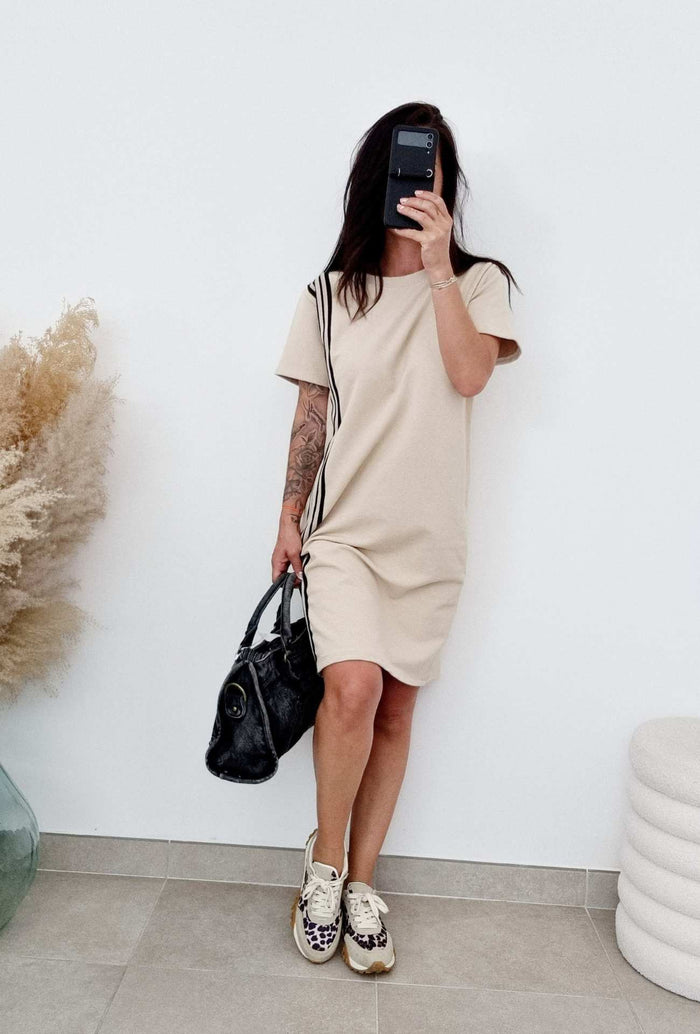 Robe pull MARIA Beige