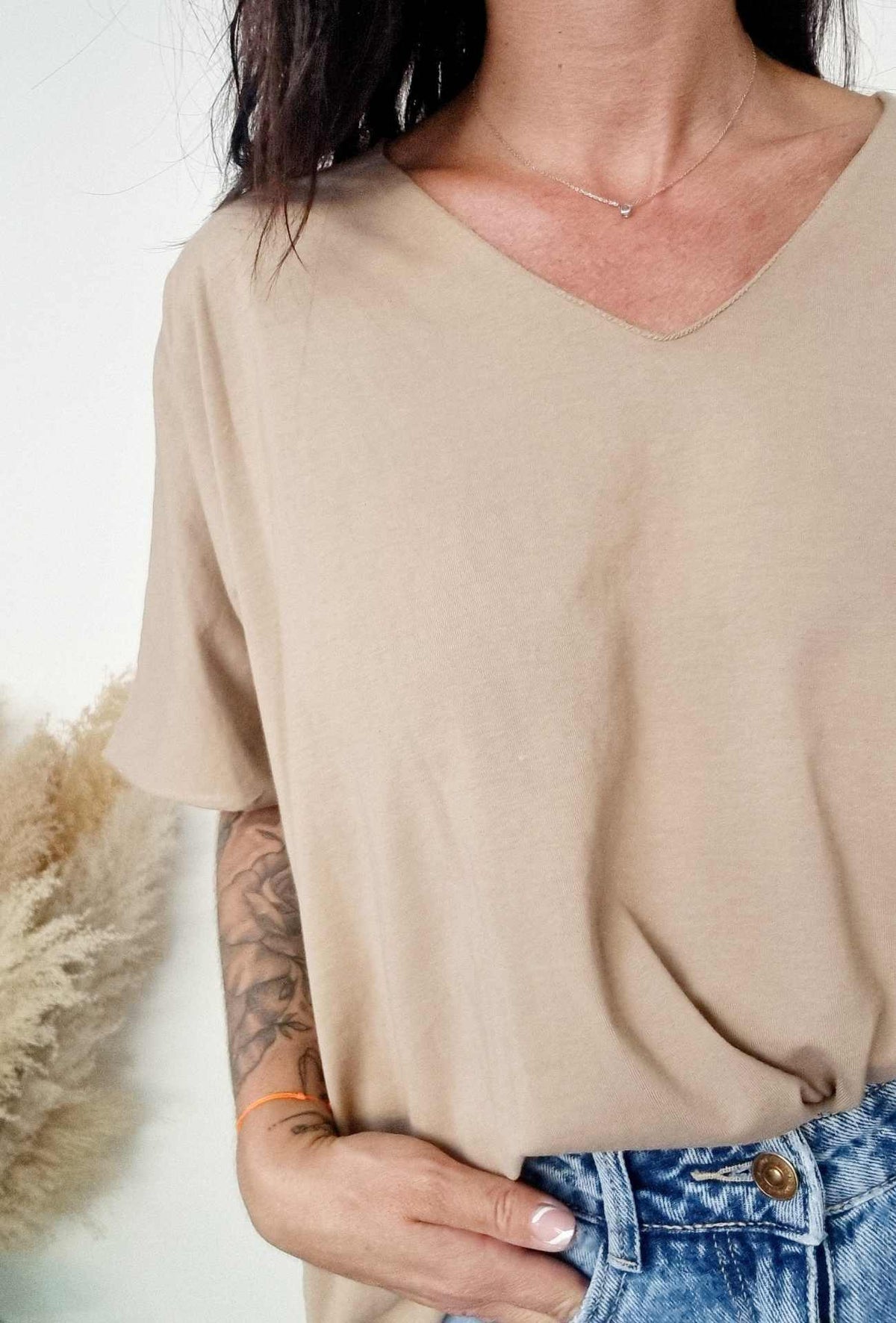 T-shirt oversize INGRID Beige