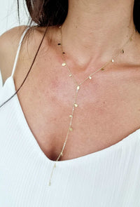 Collier long NINA dorée