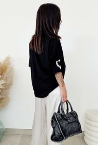 Sac jeans noir EMILIE