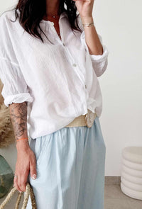 Pantalon Fluide Jeans MIKY bleu clair